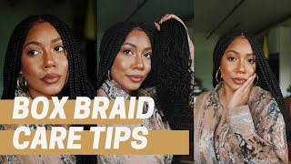 Box Braid Care Tips  Dipping Ends  Faceovermatter [upl. by Seavey]