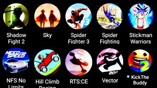 Need for speed spider fightingHero game vector 2024 shadow fight 2 stickman warriors sky [upl. by Ricketts]