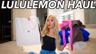 lululemon tryon haul 2024 [upl. by Nylatsirk435]