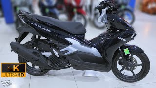 Honda AirBlade 160 ABS Đen Bóng  Walkaround 4K [upl. by Rehpotisrhc581]