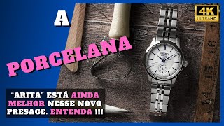 impecável NOVO Seiko Presage SPB445 com mostrador em PORCELANA Arita está ainda MELHOR 126 [upl. by Annirok]