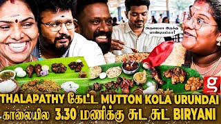 Thalapathyக்கு நாங்க கொடுத்த Surprise😍Pandiyamma வாடா Thalapathy Hug பண்ணாரு🫂Indraja Food Interview [upl. by Iviv]