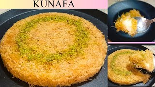 Original Style Creamy Kunafa Recipe Without Oven  Famous Arabian Dessert Recipe  Naaz kitchen [upl. by Kerk]