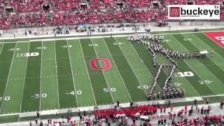 Ohio State Marching Band quotMichael Jackson Tributequot  Halftime vs Iowa 101913 [upl. by Erbma252]