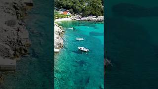 Plaža Rasohatica  Korčula Croatia drone croatiatourism korcula travel [upl. by Ecyal]