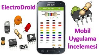 ElectroDroid Mobil Uygulama İncelemesi [upl. by Maxim]