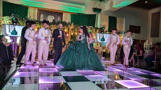 This Quinceañera entrance has it all  Reggaeton Wepa Boxing Zapateado Metal Salsa and Beyonce [upl. by Esilahs112]