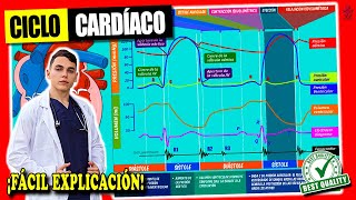 CICLO CARDÍACO fisiología ¡FÁCIL EXPLICACIÓN [upl. by Nana]