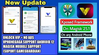 Premium VPHONEGAGA NEW UPDATE V350 MAGISK MODULE VPHONEGAGA  Android 7 10 ROM [upl. by Aytida]