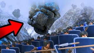 AVALANCHE VS 10000 PENGUINS  STEVE  Ultimate Epic Battle Simulator HD [upl. by Mendie]