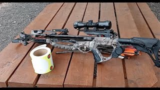 Barnett XP400 crossbow is flat shooting from 20 to 60 yards how to wax and lubricate crossbow [upl. by Tiffany]