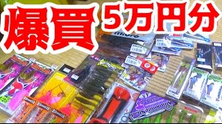 5万円分のルアーを爆買いした！！ [upl. by Llerrud]