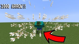 MUTANT ZOMBIE VS 1000 ARROW MINECRAFT [upl. by Oiramel]