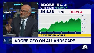 Adobe CEO Shantanu Narayen on new AI tools For us its about driving responsible innovation [upl. by Adnohral]