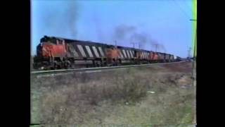 CN amp CP Trains in Quebec  1980s  Volume 1 [upl. by Leong]