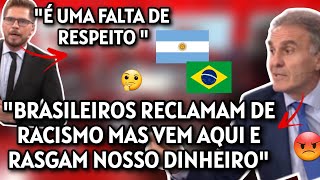 quotRECLAMAM DE RACISMO MAS RASGAM NOSSO DINHEIROquot ARGENTINOS FURIOSOS COM PROVOCAÇÕES DOS BRASILEIROS [upl. by Ainehs]