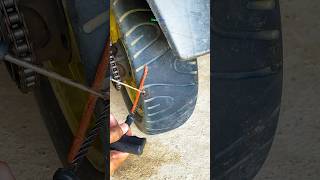 How to do tubeless tyre puncture repair shortvideo shorts viral [upl. by Ervine]