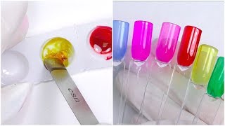 Jelly Nails DIY  5 ways to Create Glass Gels [upl. by Yllop]