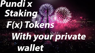 Pundi x Staking Fx tokens with your private wallet [upl. by Sparky]