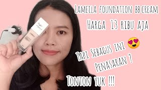 REVIEW LAMEILA FOUNDATION BB CREAM review lameila reviewmakeup [upl. by Samford]