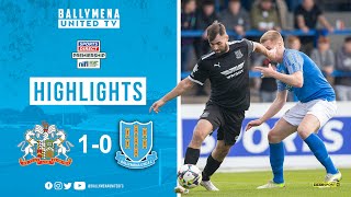 MATCH HIGHLIGHTS  Glenavon 10 Ballymena United [upl. by Leavelle]