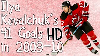 Ilya Kovalchuks 41 Goals 200910 HD [upl. by Aytac372]