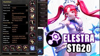 Sorceress ELESTRA STG20 Project  GEAR REVIEW  Dragon Nest SEA [upl. by Carilla]