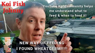 Koi Fish johnny  Ep25 Youtube Koi Community help me understand more about feeding my Koi LOVE IT [upl. by Joed]