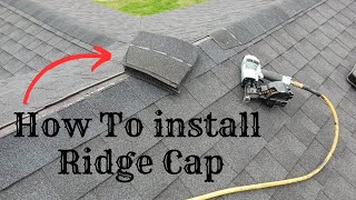 How to install Shingle Ridge Cap [upl. by Munsey993]