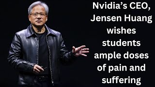 Jensen Huang quotResilience matters in successquot Do you have it [upl. by Akkim675]