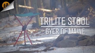 TriLite Stool  Byer of Maine  Field Review [upl. by Cirdor]