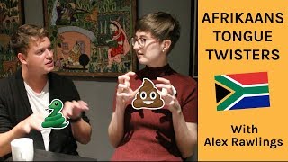 Afrikaans tongue twisters and difficult words  Tongknopers en nuutskeppings in Afrikaans [upl. by Mor]