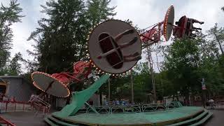 Paratrooper  Knoebels  4K 60fps [upl. by Acinomahs]