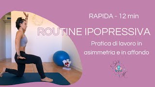 Routine Ipopressiva 12min  Catena Cinetica crociata [upl. by Druci5]