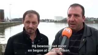 Mannen met gebroken Nederlands redden man uit kanaal [upl. by Bonis870]