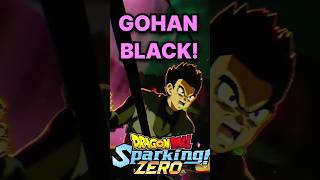 GOHAN BLACK finally in Sparking Zero ⚡ Dragon ball sparking zero  Dragon ball z  shorts goku [upl. by Atiuqes]