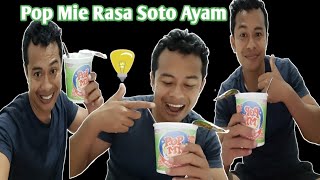 Makan Pop Mie Rasa Soto Ayam [upl. by Yendor]