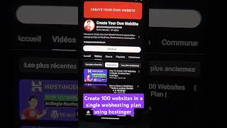 Create unlimited WordPress websites using one web hosting plan hostinger [upl. by Terrijo13]