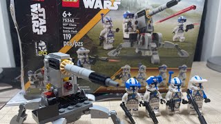 Star Wars Lego 75345 501st Clone Trooper Battle Pack [upl. by Evanthe722]