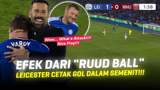 Nyanyikan Namanya Satu Stadion Debut Van Nistelrooy Latih Klub Baru Bikin Jamie Vardy Tersenyum [upl. by Loring]