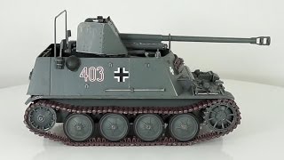 SdKfz132 Panzerjager Marder 2 Ausf D 135 bronco обзор масштабная модель бронетехника  Model [upl. by Naxela63]