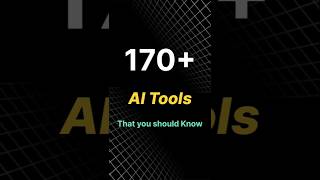 AI Tools That you should Know  170 AI Tools Name ai aitools shorts [upl. by Colette433]