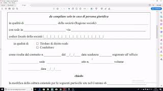 TUTORIAL CATASTO  variazione di coltura al catasto terreni con modello 26 mod 26 [upl. by Atiuqram]