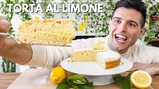 TORTA al LIMONE  Ricetta facilissima senza uova [upl. by Ainnek]