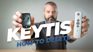 How to remove a Somfy Keytis 2 from your roller shutter motor while keeping the Telis 1 RTS remote [upl. by Namyac]