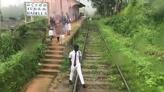 Badulla Train Ride Observation Gallery  නැරඹුම් මැදිරියේ badulla trainride [upl. by Anerul]