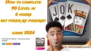 How to complete Easily 90 Level set poker by pokerist game 2024 [upl. by Ariay796]