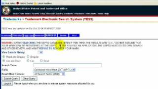 Trademark Search Tutorial [upl. by Haldan]