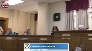 Avoyelles Parish Police Jury Committee Meeting [upl. by Rehtaeh]