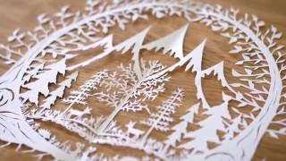 PAPER CUTTING Sketching amp Cutting Your Piece  Part 2 [upl. by Ferino]